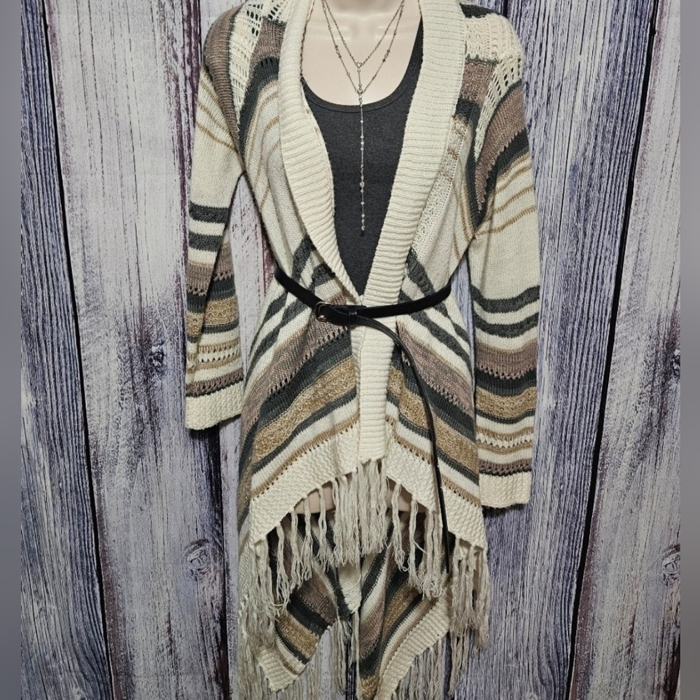 Say What? Cute Knitted Long Cardigan